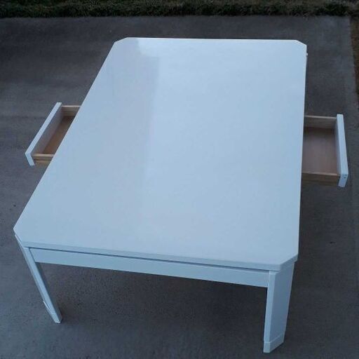 【中古品】こたつ\u0026テーブル(約120㎝×約80㎝)