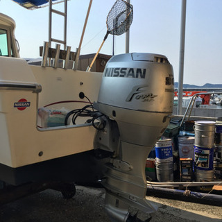 ニッサン（ホンダ）船外機　90馬力　4スト　キャブレター仕様の画像