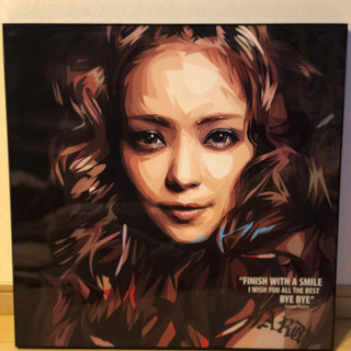 安室奈美恵　ポップアートパネル　正規店購入　Lsize