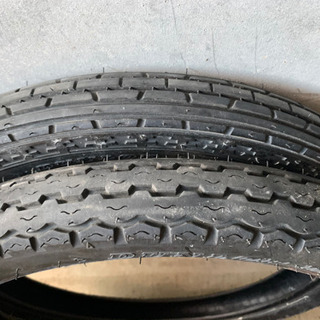 カブ用タイヤ　2.50-17 前後セット