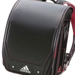 アディダスランドセルA4フラット新品ブラック×レッド日本製6年保証2021年2月購入品で完売モデル