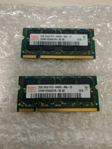 メモリノートブック用　2G*2  1000円