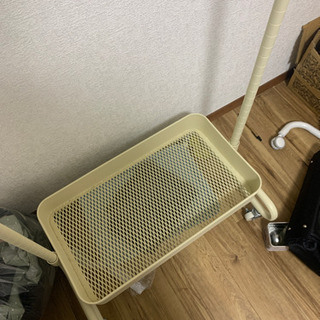 ハンガーラック　アイボリー　大型の画像