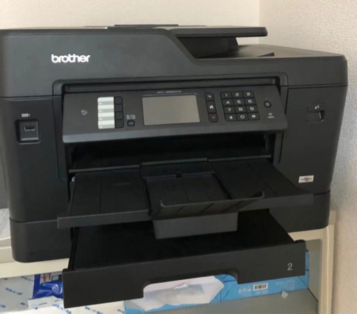 中古　事務オフィス用プリンター　ファクス　スキャン機能付き　大量新品インク付き