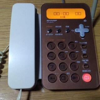シャープ　小さな固定電話機