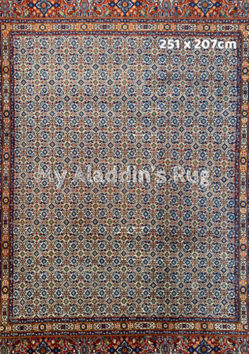 ムード産 ペルシャ絨毯 251×207cm
