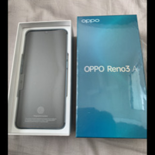 未使用 電話 スマホ  oppo reno3A  Sim free  23000円