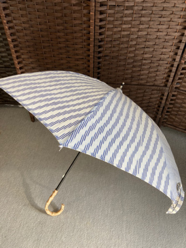 新品　イカット柄(輸入タイ産の高級コットン）日傘　ハンドメイド