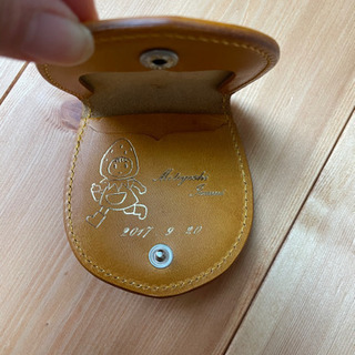 新品未使用！本革　コインケースの画像