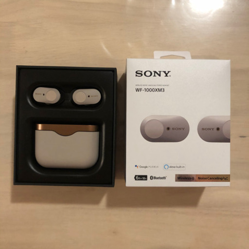 国内正規品SONY WF-1000XM3 カバー付き 別売りイヤーピース3種付き