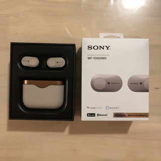 国内正規品SONY WF-1000XM3 カバー付き 別売りイヤ...