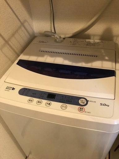 5.0k 洗濯機　2年半使っています