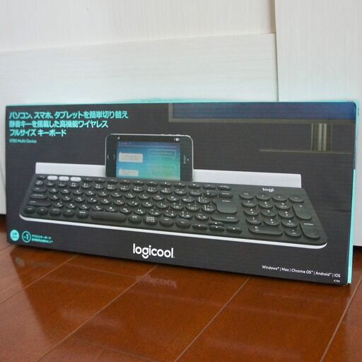 【美品】ワイヤレスキーボード/K780/ロジクール★二種類接続/Bluetooth \u0026 USB