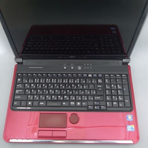 送料無料 1台限定 ノートPC 中古良品 15.6型 富士通 AH53/C Core i3 4GB 640G DVDRW 無線 web
