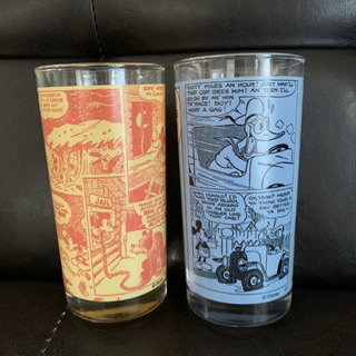 ディズニー　ミッキーマウス　ペア　グラス　コップの画像