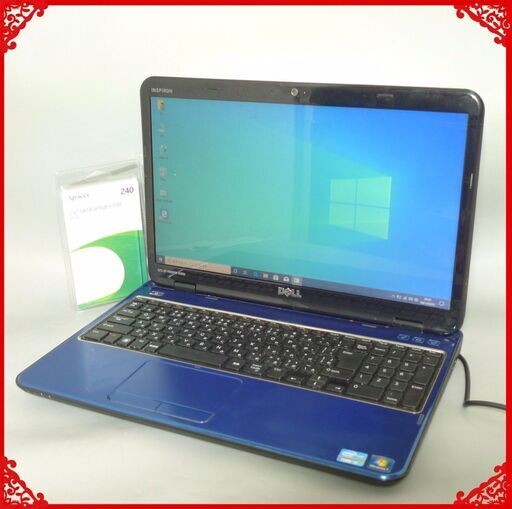 送料無料 高速SSD240GB 1台限定 ノートPC 中古良品 15.6型 DELL N5110 第2世代Core i5 4G DVDRW 無線LAN Bluetooth webカメラ Win10 Office