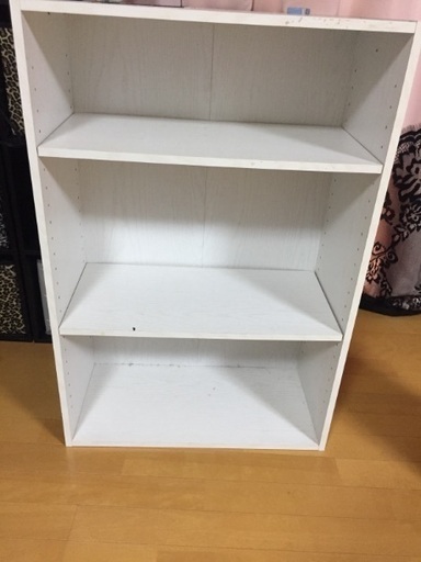 3段 カラーBOX ホワイト