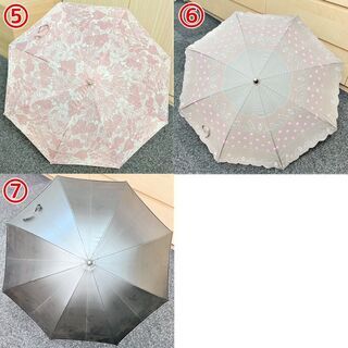 【お値段交渉可】☆女性向け　雨傘・日傘セット☆7本セットで770円（税込）　バラ売り可　法人所有　美品の画像