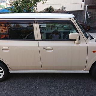 220507★SOLD OUT★人気のMベージュ2トン レトロ★車検付／2022年12月★【スズキ アルトラパン L】H19／ABS付 ディーラー整備 HDDナビ／ベンチシート★タイヤ・バッテリー新品★の画像