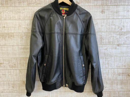 【愛品館江戸川店】APE×HUMANMADE　レザーライダース　お問い合わせ番号109-035335-007