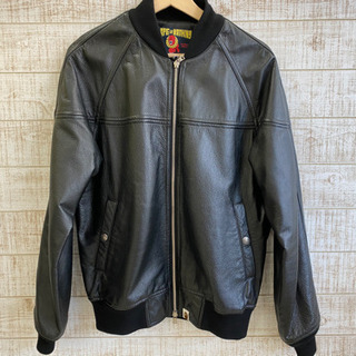 【愛品館江戸川店】APE×HUMANMADE　レザーライダース　お問い合わせ番号109-035335-007