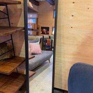 IKEA ミラー45×150　黒