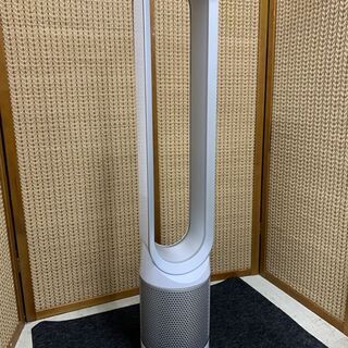 美品 dyson/ダイソン 空気清浄機能付 タワーファン TP00 2019年製 ピュアクール 美品 リモコン付 ホワイト 南12条店