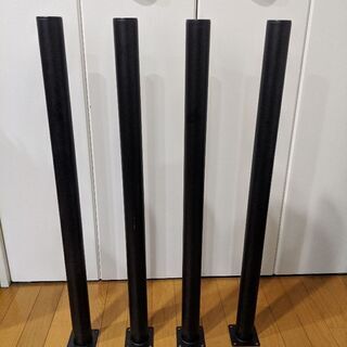 【DIYに】デスク/テーブル脚 85cm ブラック 4本組