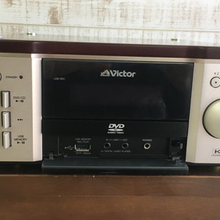 【愛品館江戸川店】ビクター　EX-AR7　コンパクトコンポーネントDVDシステム2011年製　リモコン欠品　お問い合わせID:131-018738-007の画像