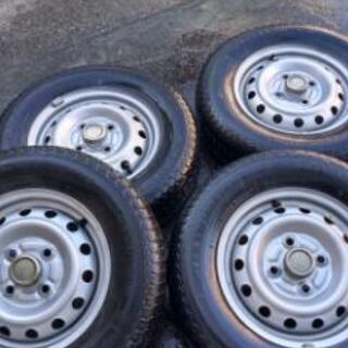 145R12 6PR ホイール付きタイヤセット