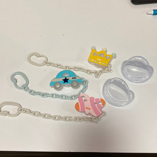 NUK おしゃぶりホルダー&おしゃぶりキャップ