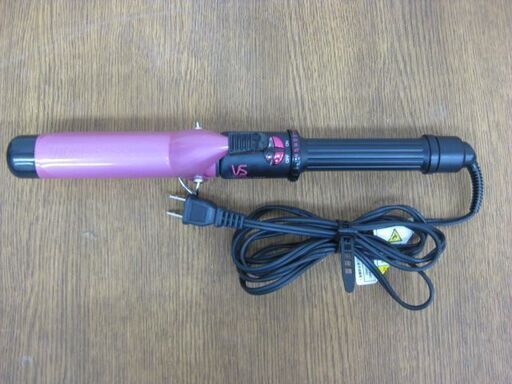 VIDAL SASSOON インスタントヒートスタイラーカールアイロン ヘアアイロン VSI-3205/P 15段階温度調節可能 ピンク