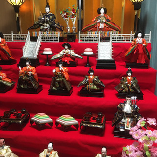 賀茂芳春作 雛人形七段(送料の関係で3つ 全てご購入お願い