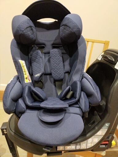 【美品】Aprica チャイルドシート フラディアグロウプレミアム　ネイビー Aprica アップリカ フラディア グロウ エバー プレミアム AB