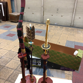 美品　高級 弓太刀揃 伯峰作 飾り 刀 弓 弓太 太刀 五月人形 端午の節句 こどもの日 節句 の画像