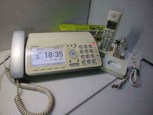 くまねず《姫路》シャープ☆コードレス付きFAX☆インクリボン1本付き