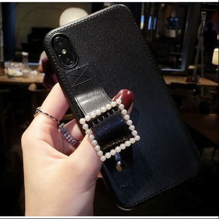 新品未使用　Rutta　レザー　パール ハンドル スマホケース　...