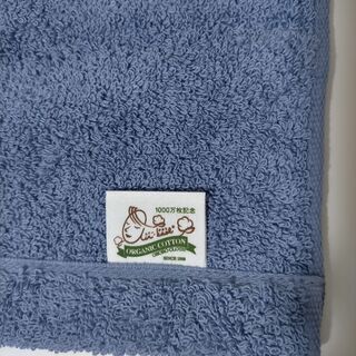 エアーかおる　エクスタシー　ウォッシュタオル　薄いブルー　アウトレットの画像