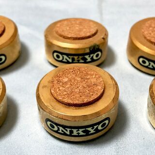 【あんしん決済】ONKYO インシュレーター　6個セット