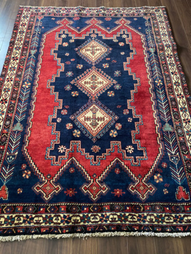 アフサール族 シルジャン トライバルラグ 220×160cm