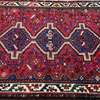 シラーズ産 ペルシャ絨毯 トライバルラグ 204×150cm