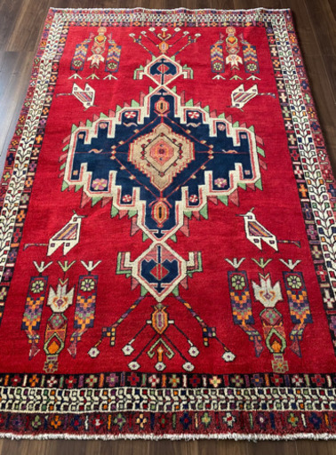 アフサール／シルジャン トライバルラグ 233×152cm