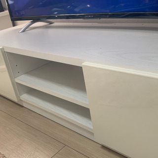 テレビ台 幅120cm 鏡面ホワイトの画像