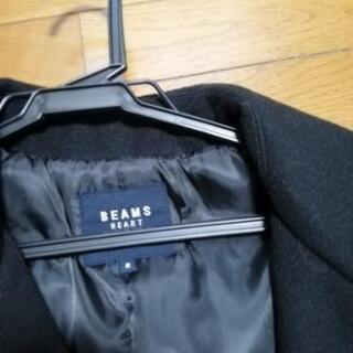 ＢＥＡＭＳ　コート　黒　Ｍサイズの画像