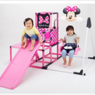 Disney 滑り台　ジャングルジム　ミニーちゃん