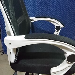 【訳あり】【美品】Hbada 人間工学 ハイバックメッシュチェア　ホワイトの画像