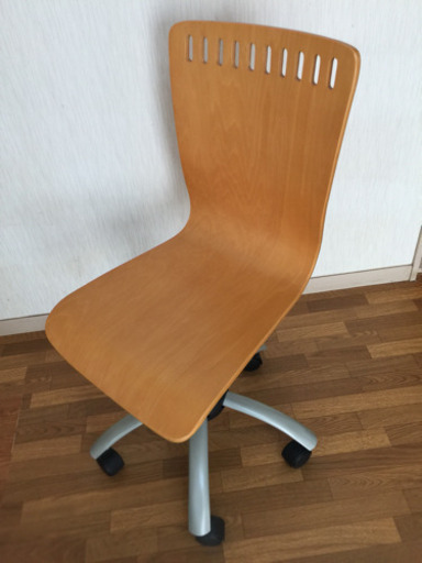 木製デスクチェア 昇降あり