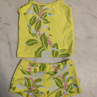 美品　可愛すぎるベビー用ハワイアンタンキニ　おまけ付き