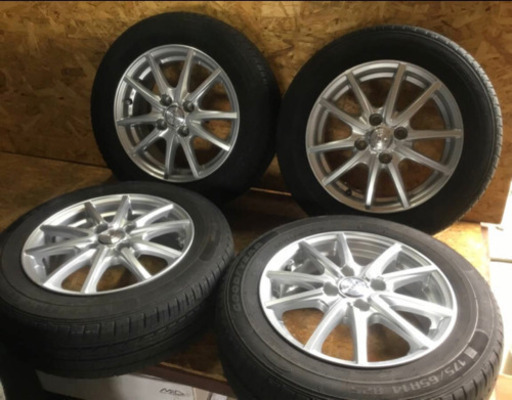 GOODYEAR GT-ECO stage 175／65R14 2016 ホイール JOKER weds 14インチ5.5JJ オフセット+38 PCD 4H100 ハブ73mm