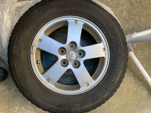 三菱アウトランダー純正ホイール・タイヤセット　ヨコハマ GEOLANDER A/T 215/70 R16
